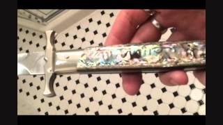 2012 AGA Campolin Abalone Slant Button Batwing Swinguard Switchblade [upl. by Meeker]