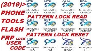 ALL INFINITY TOOLS BOX SETUP 2019 FRP UNLOCKFLASHINGPATTERN READ amp RESETUSER CODE EVERY WORK [upl. by Bazar]