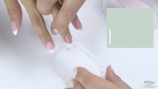 How To French Tip Using ProDip by SuperNail Acrylic Dipping System [upl. by Gen]