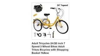 How To Assemble an Adult Tricycle [upl. by Sergent]