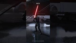 Star Wars Jedi Fallen Order All Lightsaber Colors starwars fallenorder starwarsjedifallenorder [upl. by Rehpotsihrc]