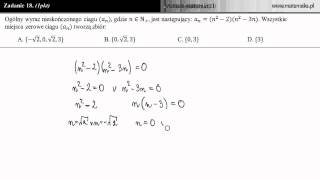 Zadanie 18  Próbny arkusz maturalny P1 poziom podstawowy [upl. by Donela419]