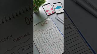 weekly planner ideas 💡 art shorts journaling ideas [upl. by Oriaj286]