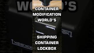 Shipping Container Lockbox Install shorts security diy [upl. by Boles874]