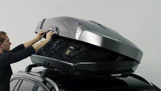 Thule GoPack Roofbox Luggage Demo  New Model [upl. by Uaeb]