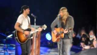 Luke Bryan amp Chris Stapleton quotDrink A Beerquot Morgantown WV 32413 [upl. by Eidnarb]