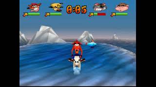 Crash Bash PSX Part 2871 Tilt Panic Gem Challenge [upl. by Idas947]