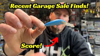 Garage Sale Finds Check Out These Fishing Lures I Just Bought [upl. by Milt]