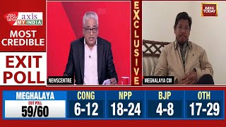 Watch Rajdeep Sardesai Decode The Exit Poll of Meghalaya  India Today Exit Poll [upl. by Irmine]