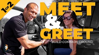 Car Sales Training 🚘 MEET AND GREET 🤝 Part 1 of 2  Andy Elliott [upl. by Goldin]