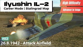 Ilyushin IL2 Career 2 Attack Airfield  IL2 Great Battles  Stalingrad [upl. by Cheyne765]