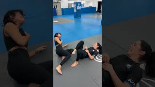 Veronica Hardy teaches Nina Drama Brazilian Jiujitsu LOL  UFC 309 shorts ufc mma [upl. by Freberg608]