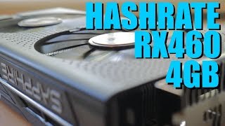 Sapphire Nitro RX 460 4GB Crypto Mining Hashrate [upl. by Grondin624]