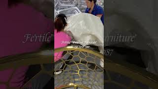 Wedding furniture chair package weddingchair assembly packing furniture furnituredesign event [upl. by Maite]