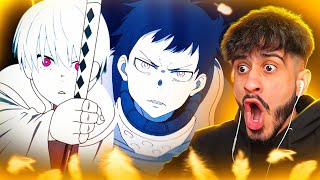 SHINRA VS SHO STARTS  Fire Force Episode 21 REACTION [upl. by Nosreg103]