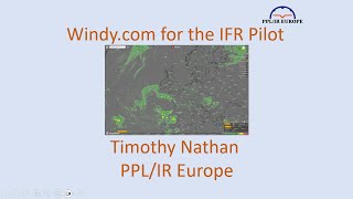 Use of Windycom for European IFR Pilots [upl. by Dnomzed]