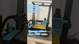 Impression 3DCustom Créality Ender 3 V3 SE avec filament PLA LV3D Luxe LV3DFrance lv3d print [upl. by Hy]