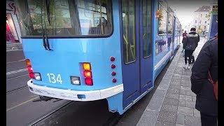 Norway Oslo tram ride from Torshov to Olaf Ryes Plass [upl. by Elvah]