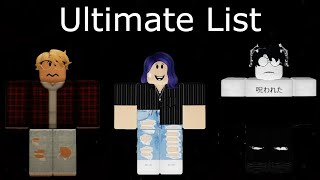 Roblox Flicker Ultimate Character List [upl. by Estes]