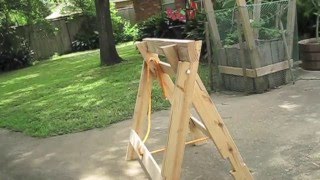 Woodworking  Collapsing Saw Horses  CS [upl. by Adnilreb]