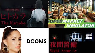 DOOMS NIGHT SECURITY  THE KARAOKE  SUPERMARKET SIMULATOR [upl. by Navets]