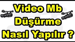 Video Kalitesini Düşürmeden Video Boyutunu Küçültme [upl. by Sitoiyanap]