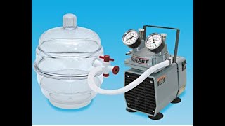 Vacuum Desiccators How to use Working Vacuum Desiccator with Vacuum Pump [upl. by Ilera]