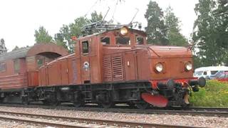 Historic Trains to Classic Car Week  Rättvik Sweden  August 2011 [upl. by Kiele]