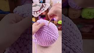 이것이 어떤 종류의 크로 셰 뜨개질 작업인지 아십니까Crochet Bag Tutorial これはどんなかぎ針編みかわかるcrochet 뜨개질 [upl. by Annasiul234]