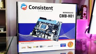 H81 Consistent Motherboard  i5 4th gen CPU  PC repairing all Parts [upl. by Vetter]