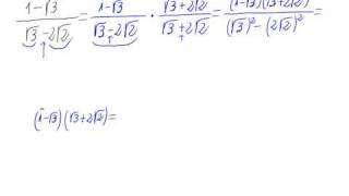 Racionalización Con sumas o restas de raíces en denom [upl. by Emlen]