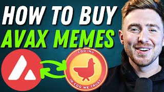 How to BUY COQ INU Crypto Coin or ANY AVAX MEME COIN find the next 100x [upl. by Edla]