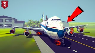 Airplane Crashes With CVR 1 Pilot Sounds  Besiege [upl. by Klatt161]