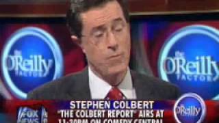 Stephen Colbert on The OReilly Factor [upl. by Enyak]