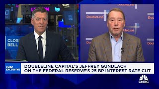 Fed will likely cut rates again in December says DoubLine Capitals Jeffrey Gundlach [upl. by Airdnahc]