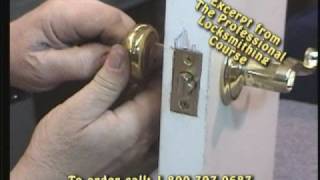 ATI Professional Locksmithing Course  Residential Locks [upl. by Kaiulani]