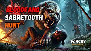 Far Cry Primal  BloodFang Sabretooh Fighting amp Taming [upl. by Veno330]