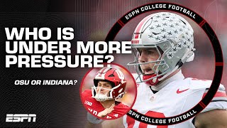 Is there more pressure on Ohio State or Indiana in Week 13 👀  ESPN College Football [upl. by Milon901]