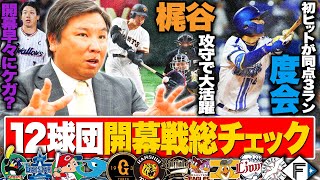 【プロ野球開幕】【DeNA度会の衝撃デビュー‼︎】【山川穂高移籍1号quotFA移籍した選手の明暗quotとは⁉︎】【中日まさかの自滅ヤクルト西川遥輝の活躍で開幕戦を制す‼︎】開幕戦を里崎が詳しく解説します [upl. by Lewie]