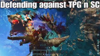 Ark Ascended PvP  Defending Against TPG SC n WLDD [upl. by Sayre]