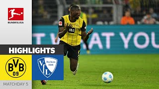 BVB Turns The Game  Borussia Dortmund  VfL Bochum 1848 42  Highlights  MD 5 – Bundesliga 2425 [upl. by Jaan550]