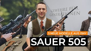 Jagd amp Hund 2024 Weltneuheit Sauer 505 Sauer 101 mit Linksschaft und Sauer SL 5 XT Optifade [upl. by Kelby368]