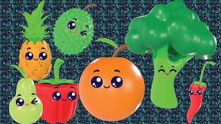 High Contrast Baby Sensory Video for Toddler  Fruit Dance Sensory Video Hey Baby Bear Sensory [upl. by Zednanref630]