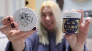 Dying My Hair Silver With Directions Hair Dye [upl. by Yona]