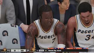 【2K25 NBA】All Time Phoenix Suns vs All Time Indiana Pacers [upl. by Kirshbaum]