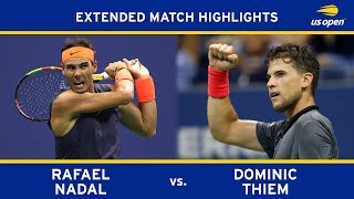 Rafael Nadal vs Dominic Thiem  US Open 2018 QuarterFinal [upl. by Kerstin353]