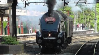 LNER A4 60009 Union of South Africa at Lancaster With Loco Move to Bristol  1st June 2013 [upl. by Georgine]