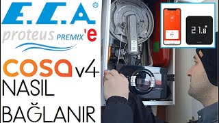 Eca proteus premix kombiye termostat nasıl takılır bağlanır│Cosa kablosuz wifi termostat [upl. by Arretahs769]