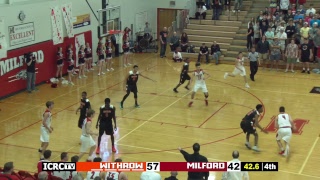 Boys Varsity Basketball  Withrow at Milford [upl. by Clymer]