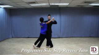 Tango Progressive Side Step Reverse Turn [upl. by Bow899]